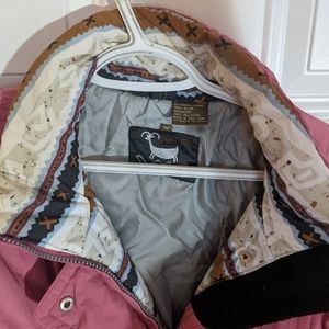 Gorgeous vintage hot pink ski suit